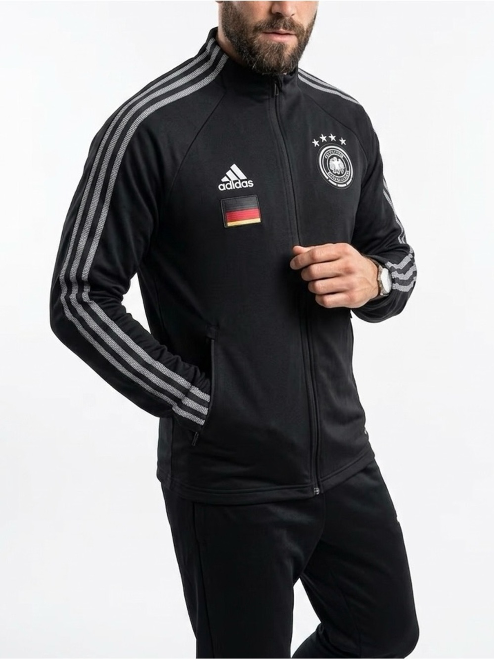 Adidas Germany DFB 2021/22 Anthem Jacket - Blokecore Soccer Track Top Small